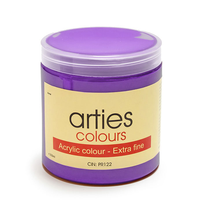 Akrylová barva Arties Colours 250 ml - Permanent Violet akrylové barvy Arties Colours akrylové barvy Arties Colours