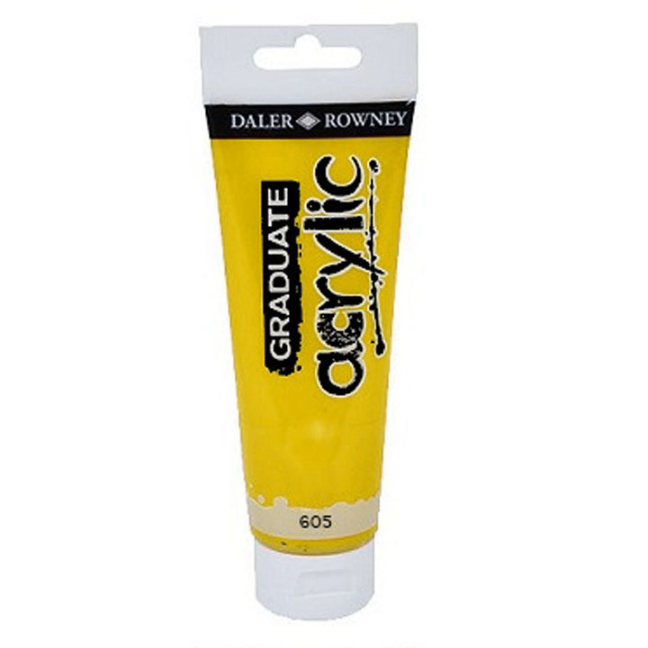 Akrylová barva Daler-Rowney GRADUATE 120 ml / 605 Cadmium yellow hue akrylová barva Daler-Rowney Graduate