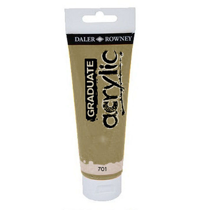 Akrylová barva Daler-Rowney GRADUATE 120 ml / 701 Gold imit akrylová barva Daler-Rowney Graduate