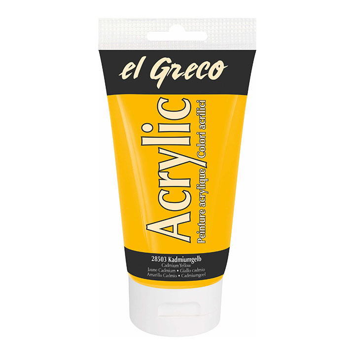 Akrylová barva El Greco 150 ml Cadmium Yellow Akrylová barva El Greco 150 ml Akrylová barva El Greco 150 ml