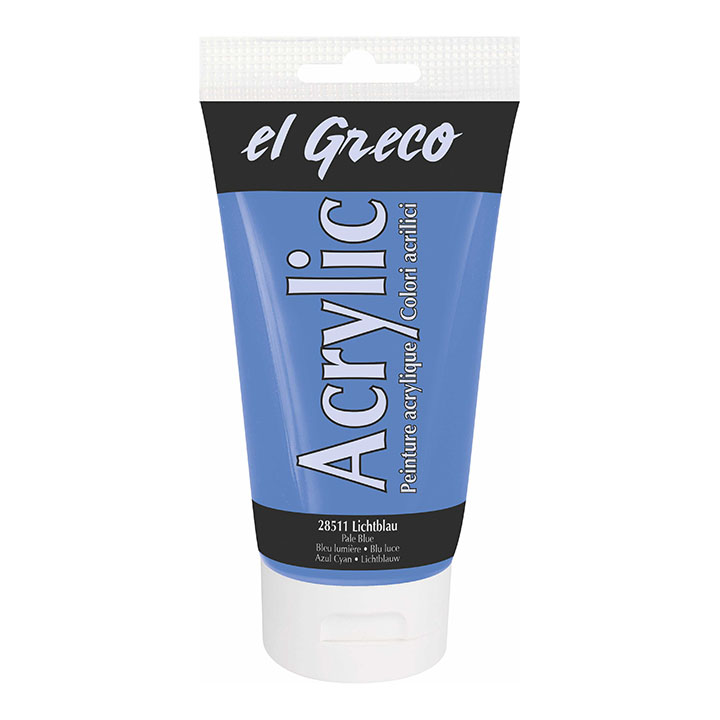 Akrylová barva El Greco 150 ml Pale Blue Akrylová barva El Greco 150 ml Akrylová barva El Greco 150 ml