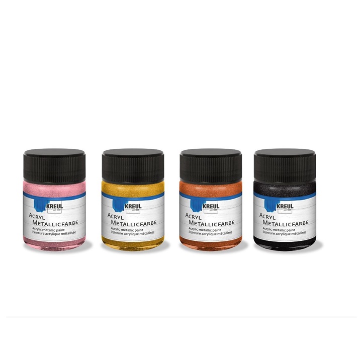 Levně Akrylové barvy KREUL METALLIC 50 ml / různé barvy (akrylová metalická)