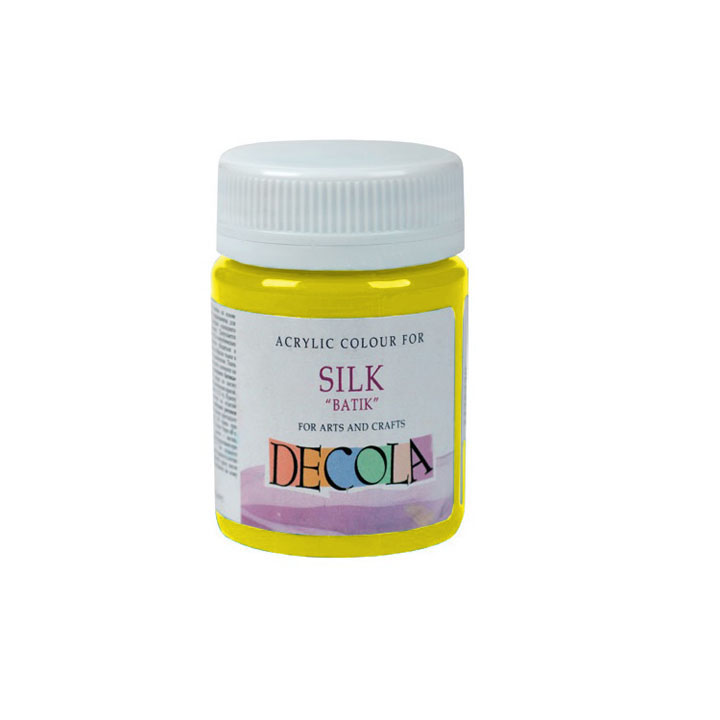 Akrylové barvy na hedvábí Decola Batik 50 ml / 214 Lemon
