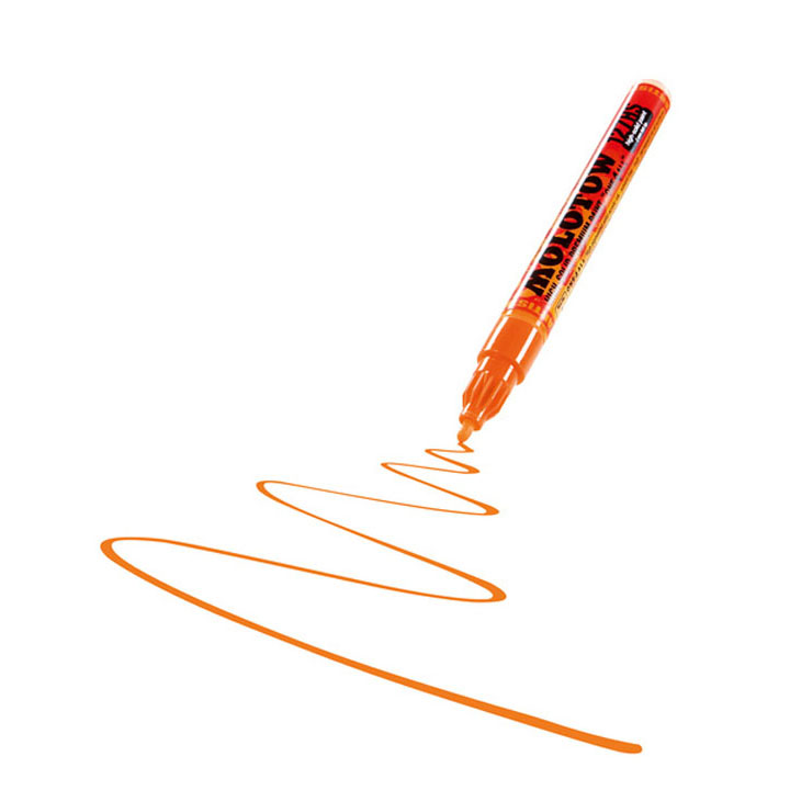 Akrylové fixy MOLOTOW - ONE4ALL 2mm - Dare Orange kreativní potřeby