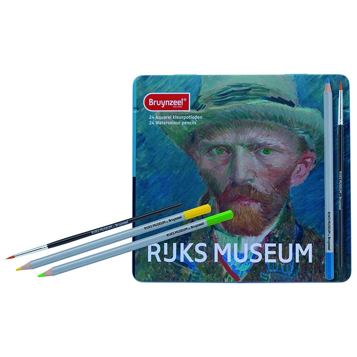 Levně Akvarelové barevné tužky Bruynzeel z limitované edice Van Gogh / 24 ks