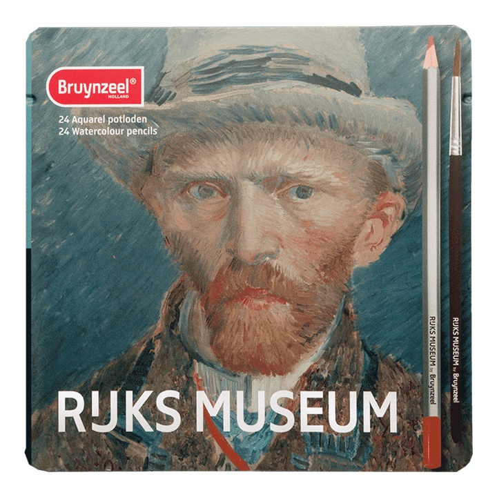 Levně Akvarelové tužky Bruynzeel Rijks Museum - 24 ks (akvarelové barvičky)