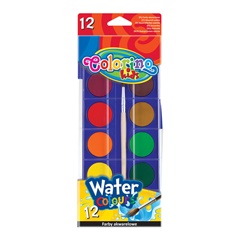 Akvarely se štětcem Colorino 12 ks