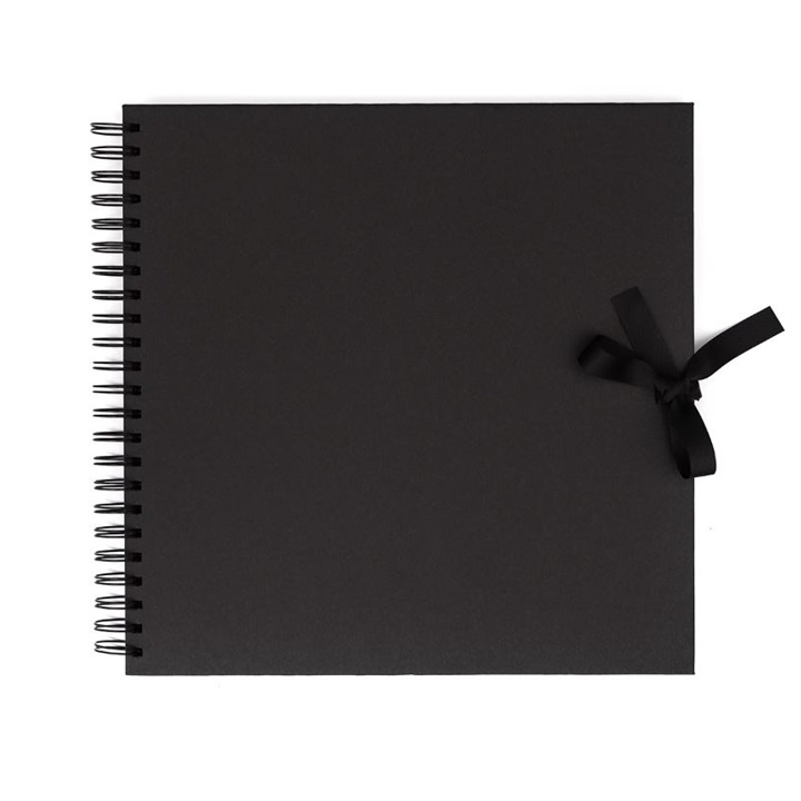 Album na scrapbooking černý - různé velikosti | 30.5 x 30.5 cm Kniha na dekorování