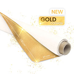 ARTMIE MIDAS zlaté malířské plátno na roli | délka 100 cm