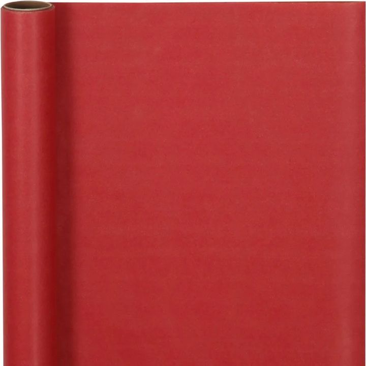 Levně Balící papír | červená 50 cm x 5 m (balící papír vánoční)