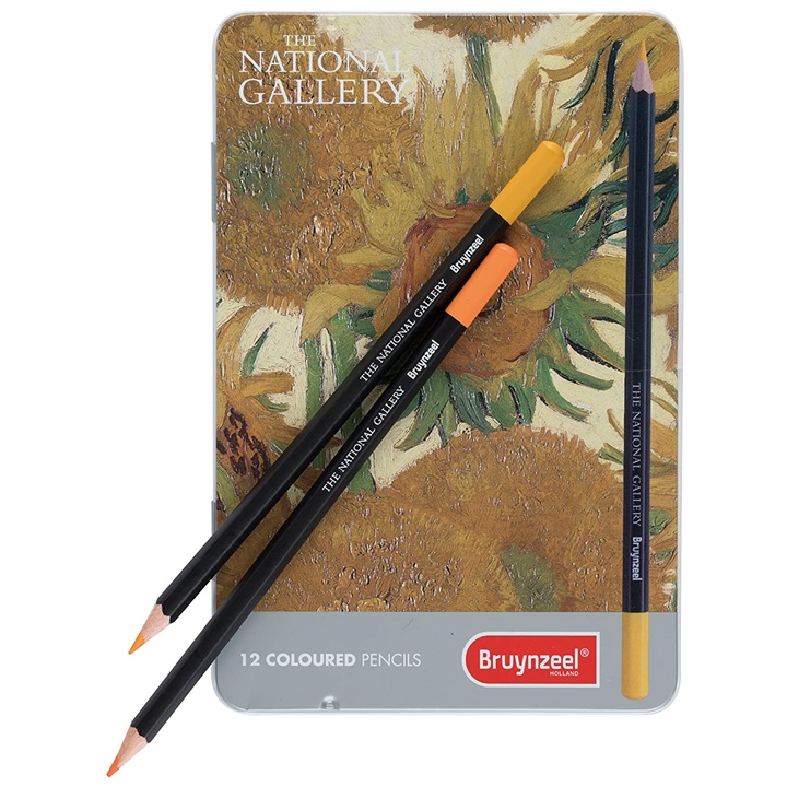 Levně Barevné tužky Bruynzeel z limitované edice Van Gogh / 12 ks (barvičky na)