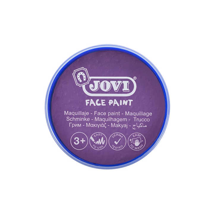 Barva na obličej v kelímku JOVI 8 ml | purple barvy na obličej JOVI
