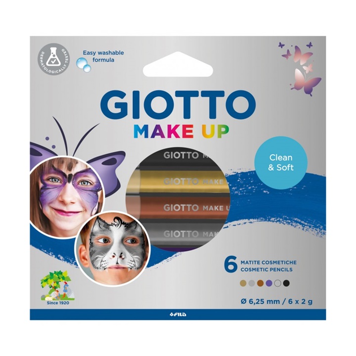 Barvičky na obličej GIOTTO Make Up Set - 6 ks malování na obličej