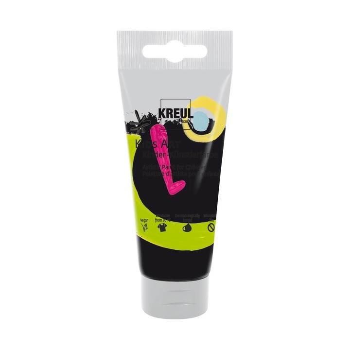 Barvy pro děti KREUL 75 ml | Black kvašové barvy