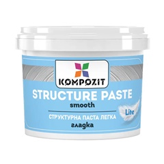 Bílá hladká strukturovací pasta LITE | Různé svazky | 1 000 ml