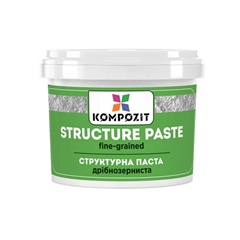 Bílá jemnozrnná strukturovací pasta od Kompozit | 1 000 ml