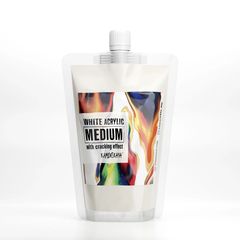 Bílý akryl střední KAMENSKAYA s efektem praskání | 500 ml