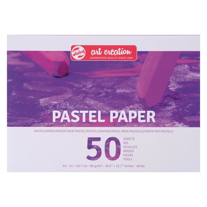 Blok pastelového papíru 50 listů | A3 umělecký blok pro pastel