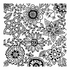 CERNIT polymerová textura 90x90 mm | květiny 2
