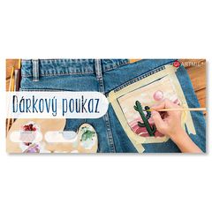 Dárkový poukaz na malbu na textil a kůži