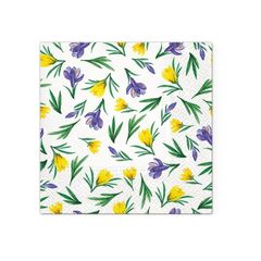 Decoupage ubrousky - Spring Crocuses  - 1ks