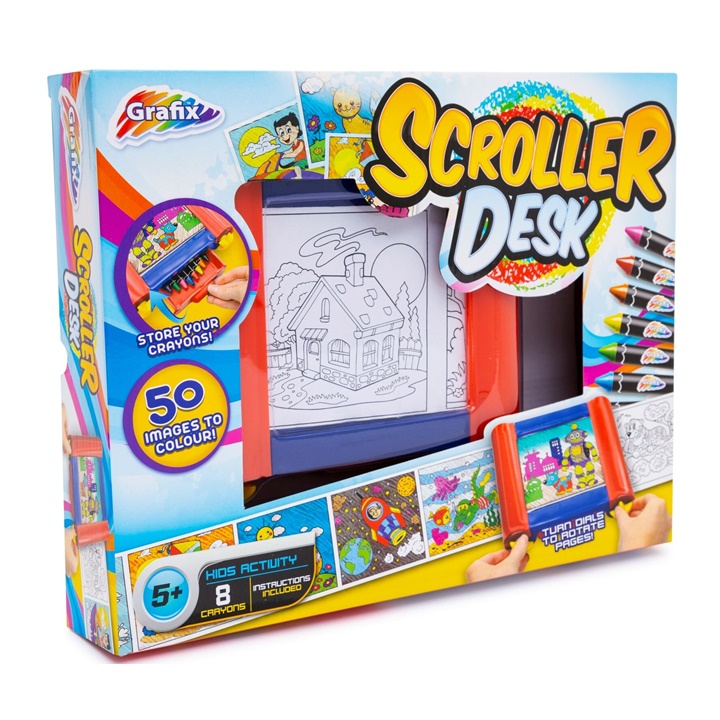 Levně Deska na kreslení pro děti Grafix Scroller Desk (tabulka na kreslení)