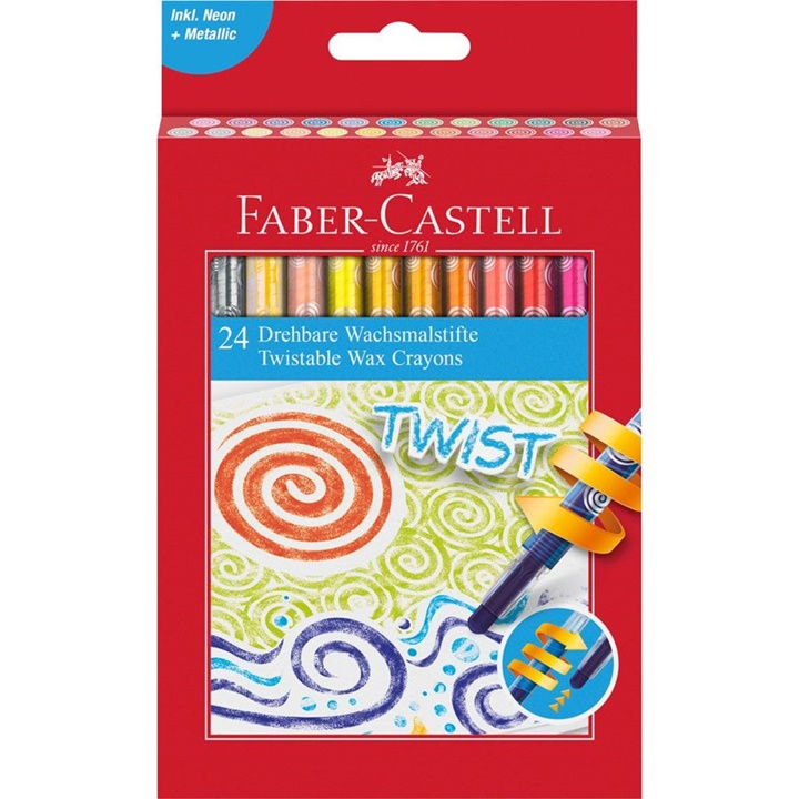 Faber-Castell vysouvací voskovky Twist | různé sety