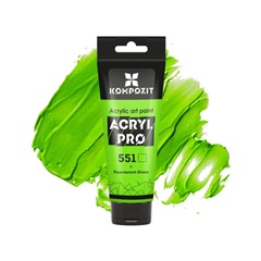 Fluorescenční akrylová barva ACRYL PRO ART Composite 75 ml | 551 zelená