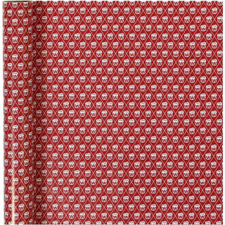 Balící papír | red white drum 70 cm x 4 m