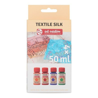 Barvy na hedvábí Talens Art Creation Basic / sada 4 x 50 ml