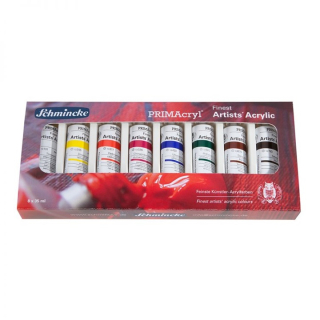 Sada akrylových barev v tubách Schmincke PRIMAcryl 8 x 35 ml