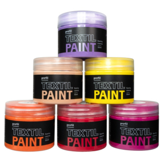 Sada barev na tmavý textil Profil - SUNSET BOULEVARD 6 x 50 ml