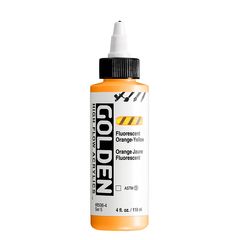 GOLDEN Fluorescenční akrylová barva s vysokým průtokem 118 ml | Různé odstíny