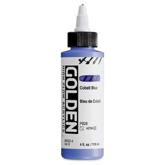 GOLDEN High Flow Acrylic Paint 118 ml | 8502 Cobalt Blue