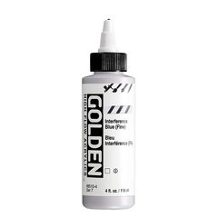 GOLDEN High Flow Interference Akrylová barva 118 ml | 8510 Blue Fine