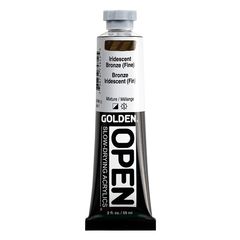 GOLDEN OPEN Pomalu schnoucí duhová akrylová barva | 7481 Bronze Fine
