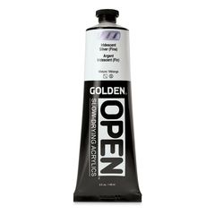 GOLDEN OPEN Pomalu schnoucí iridescentní akrylová barva 148 ml | Různé odstíny