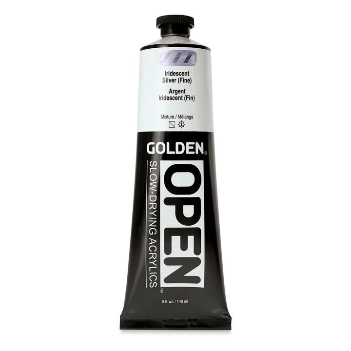 GOLDEN OPEN Pomalu schnoucí iridescentní akrylová barva 148 ml | Různé odstíny