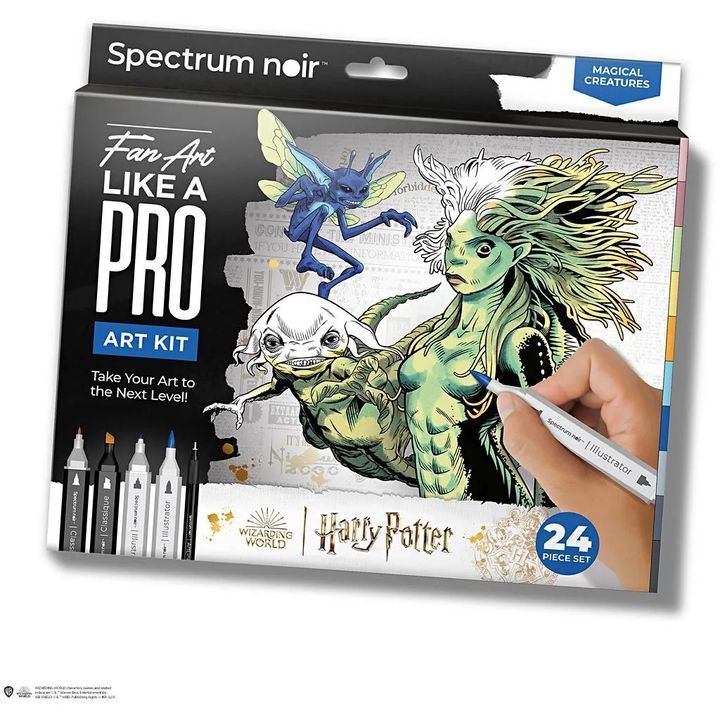Ilustrační umělecká stavebnice HARRY POTTER: MAGICAL CREATURES