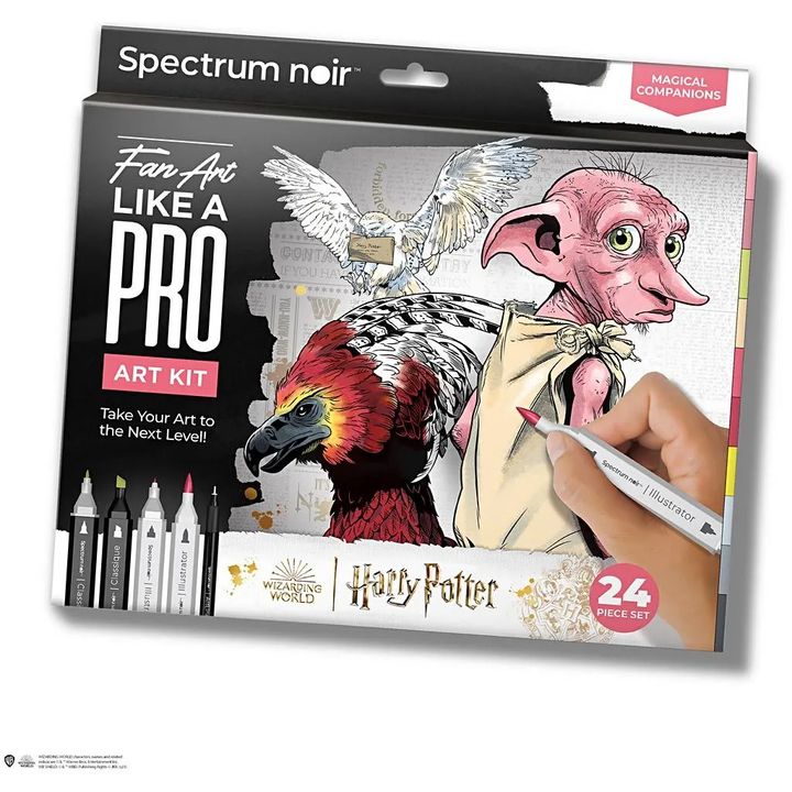 Ilustrační výtvarná stavebnice HARRY POTTER: MAGICAL COMPANIONS