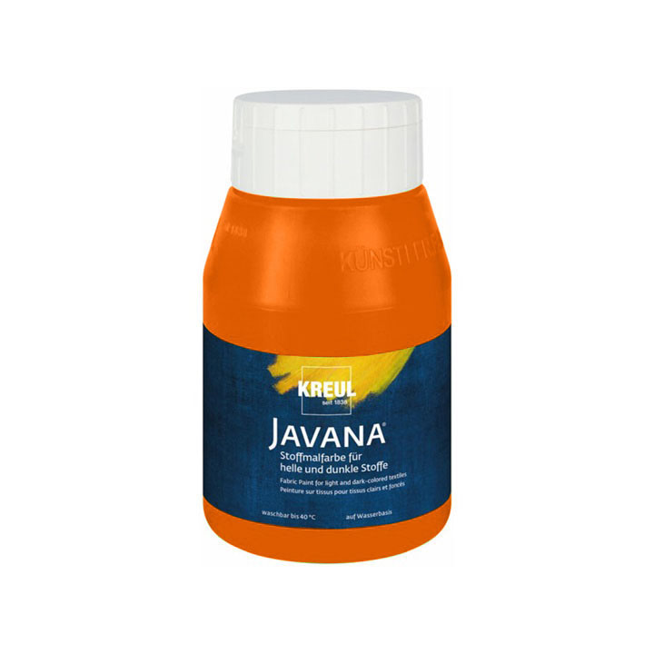 Javana Barva na světlý a tmavý textil 500 ml / 58 Orange