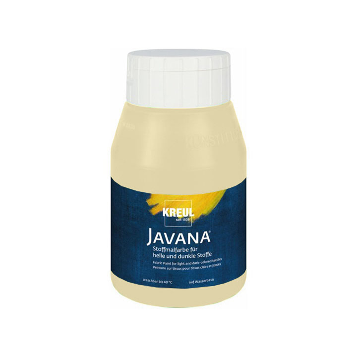 Javana Barva na světlý a tmavý textil 500 ml / 66 Vanilla