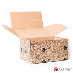 Kartonová krabice s potiskem ARTMIE 10 ks - různé velikosti