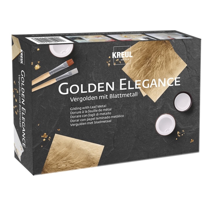 Levně Kompletní sada pro pozlacování Golden Elegance - KREUL (pomůcky ke)