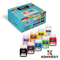 Kompozit sada barev MAMBO na textil a kůži