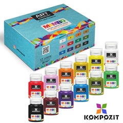 Kompozit sada barev na textil a kůži MAMBO