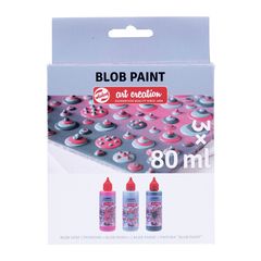 Kreativní sada Art Creation Blob Paint růžová 3 x 80 ml