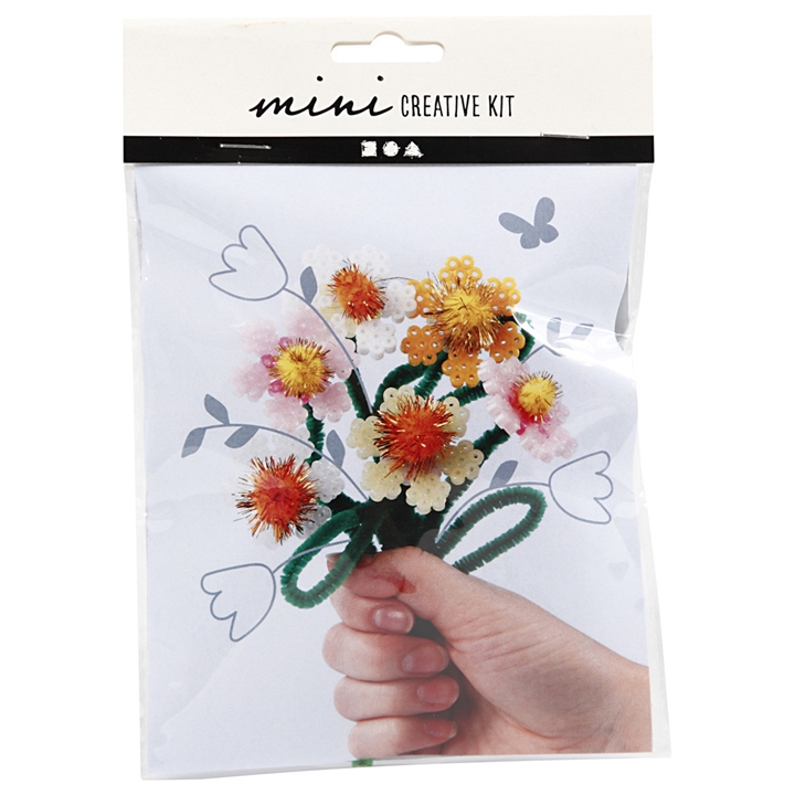 Levně Kreativní sada Mini Creative Kit - Flowers (kreativní set pro děti)