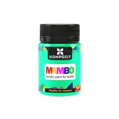 MAMBO Fluorescenční barva na textil a kůži 50 ml | 81 zářivě zelená
