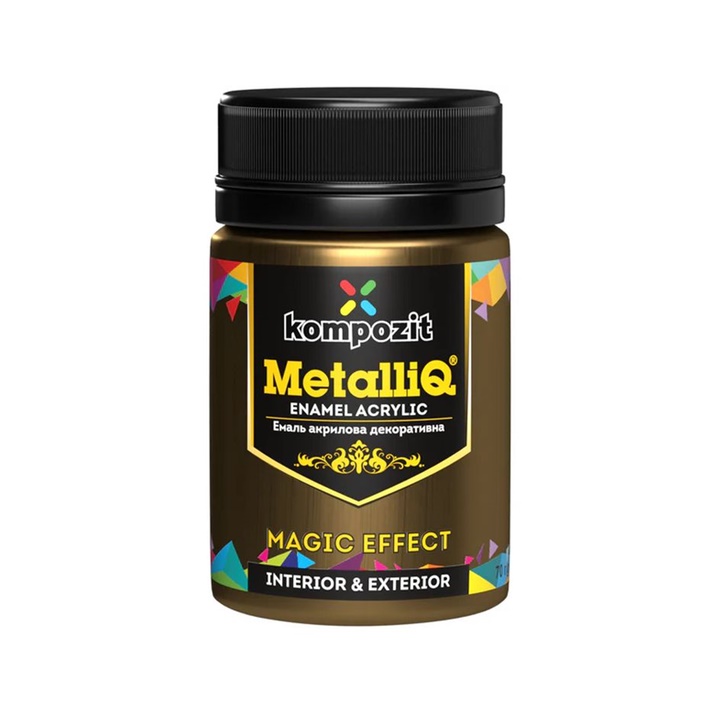 MetalliQ Kompozit Akrylová barva s metalickým efektem 70g | Různé odstíny